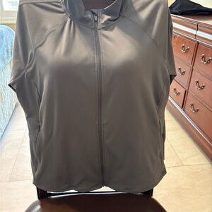 Jockey Powder Blue Full-Zip Yoga Jacket